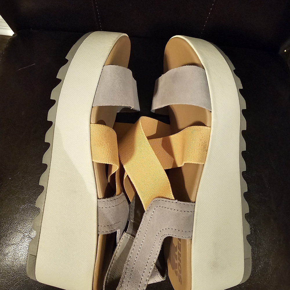 Sorel Cameron Sling Back Wedge sandals -Size 8 EUC - Picture 5 of 7